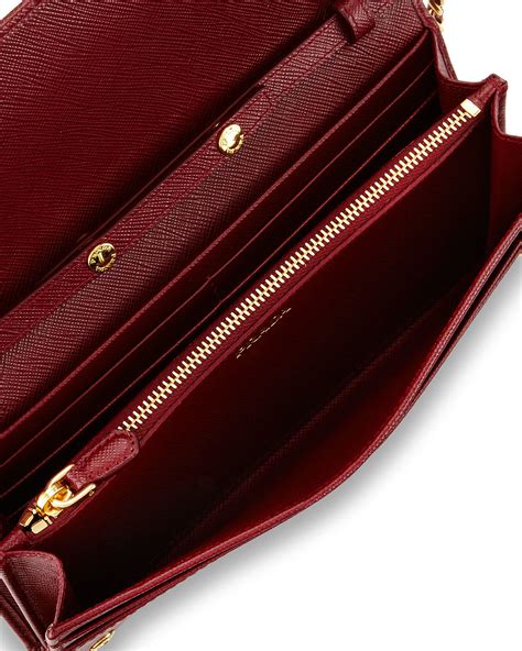 prada saffiano bifold wallet red|Prada saffiano wallet dupe.